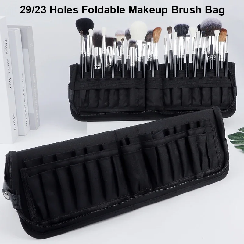 Travel Accessories Organizer Bag - 29/23 trous pliable maquillage brosse sac